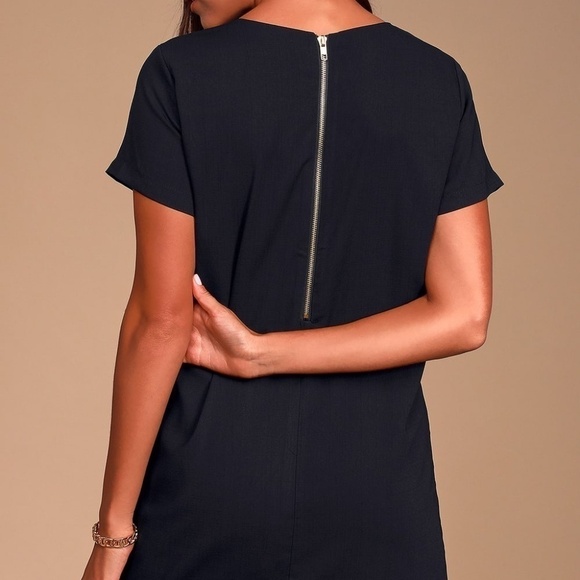 Lulus Shift and Shout Black Shift Dress, Size XS - Picture 2 of 7
